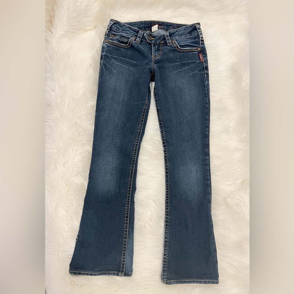 Silver Bootcut Women’s Jeans | Size 26 | Dark Wash